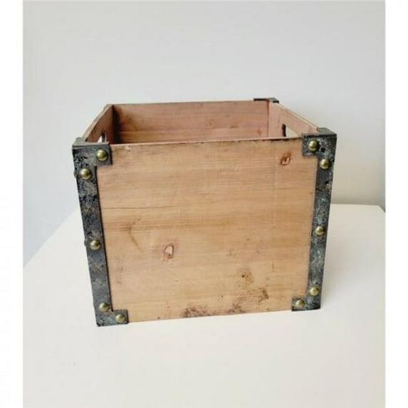 MDR Trading Inc. CM-AS679NA_Q01 Wood With Metal Edges And Handles Box