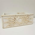 thumbnail image 1 of MDR Trading Inc. CM-NP178CR_Q01 Washed White Sunburst Pattern Decorative Box, 1 of 1