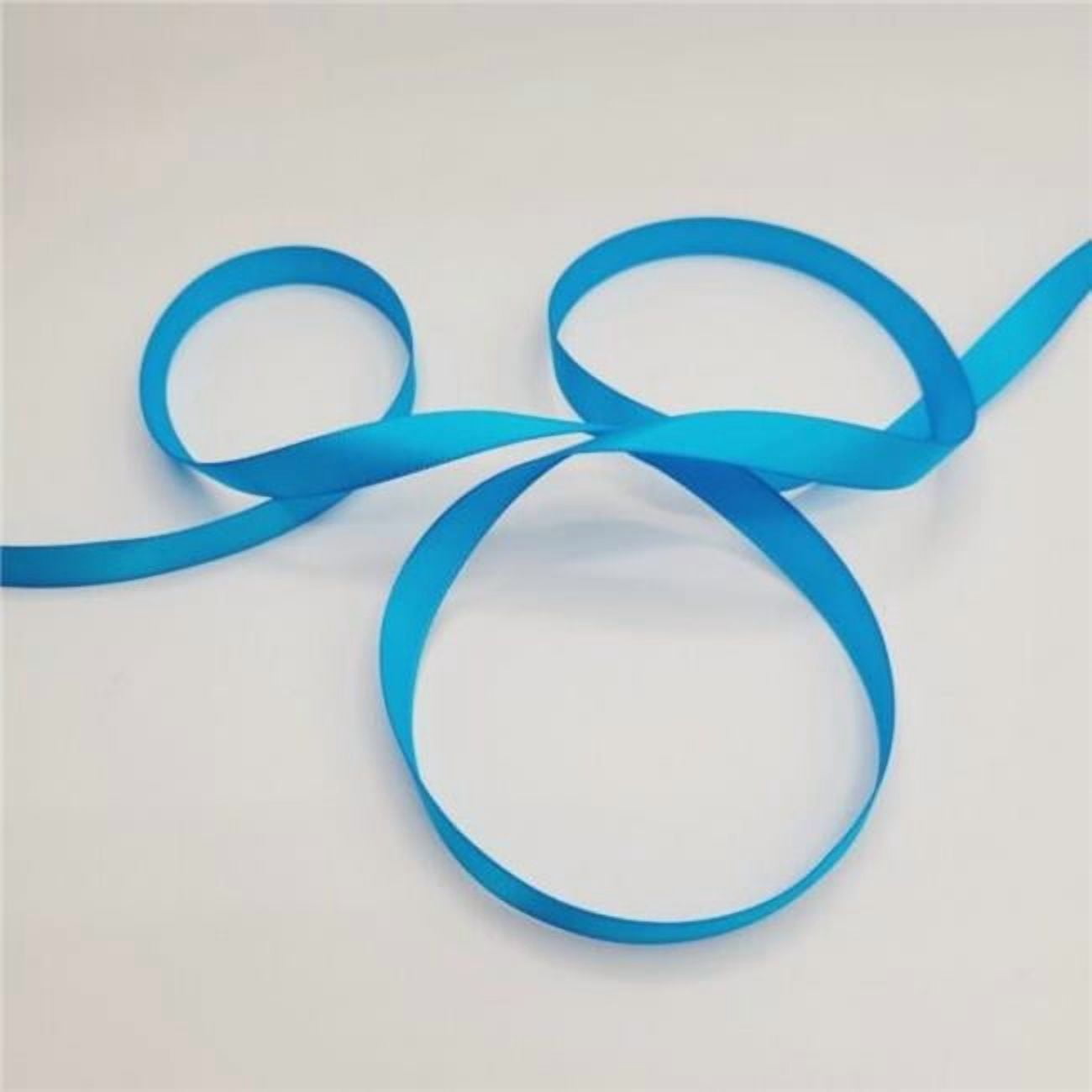 MDR Trading Inc. CM-PR001LB 20Yd X 3/8? Light Blue Satin Ribbon
