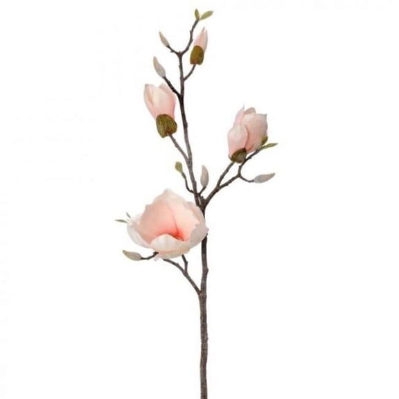MDR Trading Inc. CM-RT395PK_Q01 Frosted Magnolia Spray With Buds Faux Plants And Trees