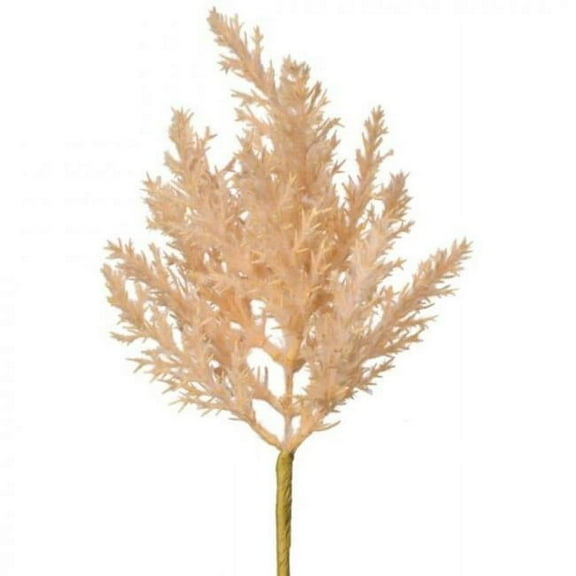 MDR Trading Inc. CM-RT870IV_Q01 Ivory Flocked Pampas Grass Pick Faux Plants And Trees