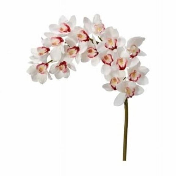 MDR Trading Inc. CM-RT924WH_Q01 White Grand Cymbidium Orchid Spray Artificial Flower