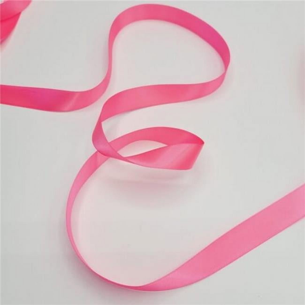 MDR Trading Inc. CM-SL324HP 50M X 5/8? Dbl F Hot Pink Satin Ribbon ...