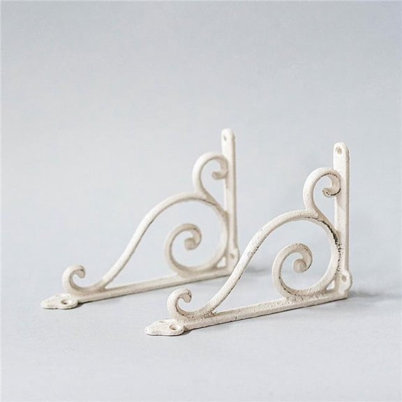 MDR Trading Inc. FP-KIN-052-C_Q01 Cast Iron Rustic Cream Wall Bracket