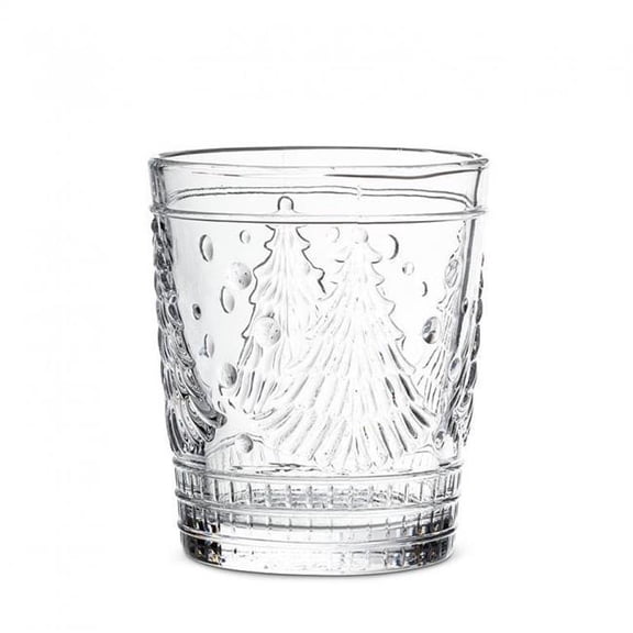 MDR Trading Inc. AB-27-ARBOR-OF_Q01 Etched Christmas Tree Tumbler Glass