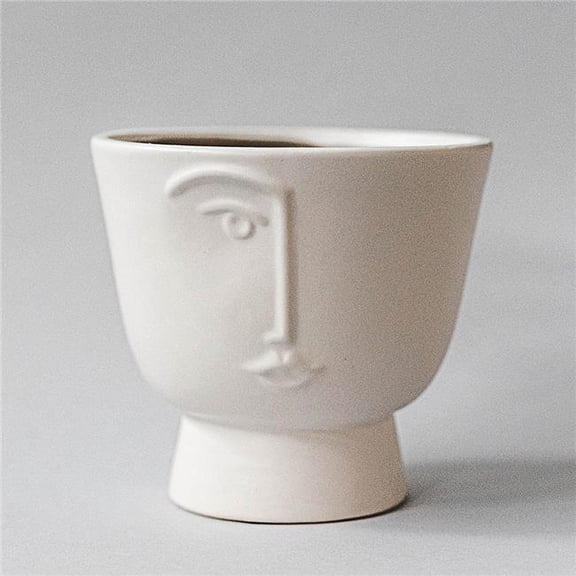 MDR Trading Inc. FP-ECX-139-L_Q01 Abstract Face Round Planter