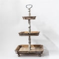 thumbnail image 1 of MDR Trading Inc. FP-FWP13006_Q01 Rustic Look Three Tiers With Metal Handle Tray, 1 of 5