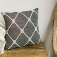 thumbnail image 1 of MDR Trading Inc. FP-IMT-008_Q01 Black And Cream Patterned Cushion Cover, 1 of 2