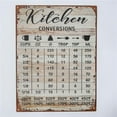 thumbnail image 1 of MDR Trading Inc. FP-MIN-419 Kitchen Conversions Chart Sign, 1 of 1
