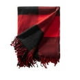 thumbnail image 1 of MDR Trading Inc. HU-BC5070ELBR Red And Black Buffalo Check Throw, 1 of 1