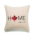 thumbnail image 1 of MDR Trading Inc. HU-CC1818JS02OP Home With Maple Leaf O Since 1867 And Polyester Insert Pillow, 1 of 1