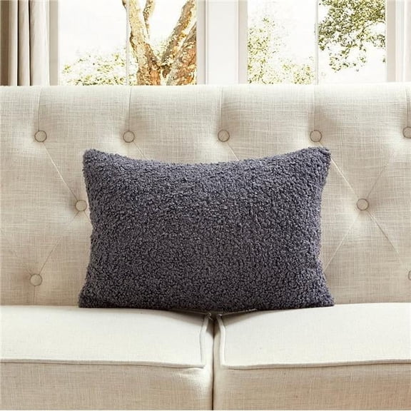 MDR Trading Inc. HU-CG1420EGGYOP Gray Boucle With Polyester Insert Pillow