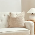 thumbnail image 1 of MDR Trading Inc. HU-CG2020EGBGOP Square Beige Boucle With Polyester Insert Pillow, 1 of 1