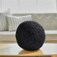 thumbnail image 1 of MDR Trading Inc. HU-CGBL14EGBKOP 14 Inch Black Boucle Ball Shape With Polyester Insert Pillow, 1 of 1