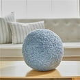 thumbnail image 1 of MDR Trading Inc. HU-CGBL14EGBLOP 14 Inch Blue Boucle Ball Shape With Polyester Insert Pillow, 1 of 1