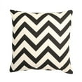 thumbnail image 1 of MDR Trading Inc. HU-LA1818CV12OF Black And White Chevron Pattern With Feather Down Insert Pillow, 1 of 1