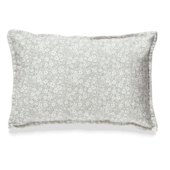 MDR Trading Inc. HU-LF1420EG02BGOP Beige And White Floral Print With Polyester Insert Pillow