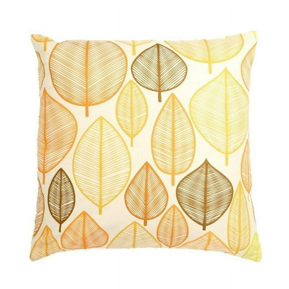 MDR Trading Inc. HU-LF1818IC03OP Yellow, Orange And Brown Leaves With Polyester Insert Pillow