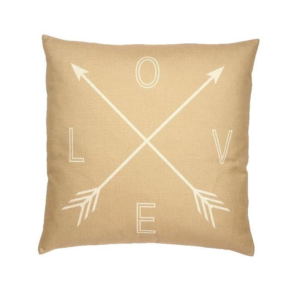 MDR Trading Inc. HU-LO1818ICLVOF Compass Points- L O V E With Feather Down Insert Pillow
