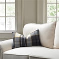 thumbnail image 1 of MDR Trading Inc. HU-MH1220EGGYOP Lumbar Gray With Yellow Check Pattern And Polyester Insert Pillow, 1 of 1