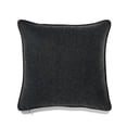 thumbnail image 1 of MDR Trading Inc. HU-MH2020JS04OF Dark Gray Herringbone Texture With Pu Pipingwith Featherdown Insert Pillow, 1 of 1