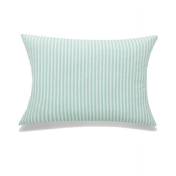 MDR Trading Inc. HU-MP1218JS03GROP Mint Green Stripes With Polyester Insert Pillow