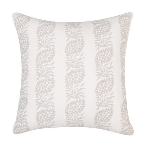 MDR Trading Inc. HU-MP2020JS01GEOF White With Greige Block Pattern And Feather Down Insert Pillow