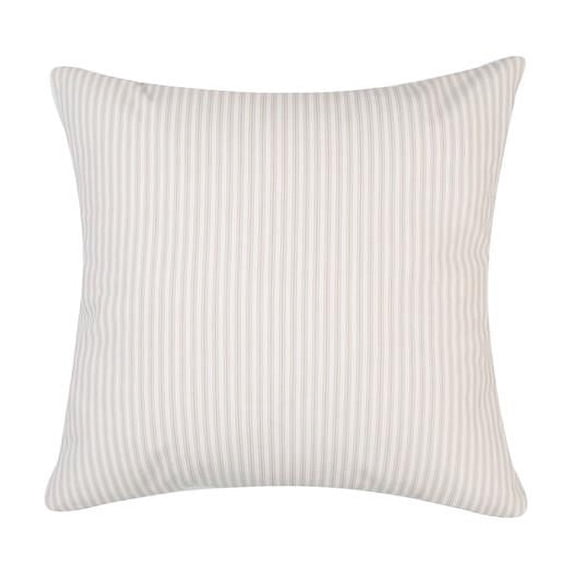 MDR Trading Inc. HU-MP2222JS03GEOF Vintage Ticking Greige With Feather Down Insert Pillow