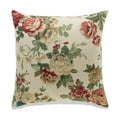 thumbnail image 1 of MDR Trading Inc. HU-MPFL2020JT22OP Square Florals On Ivory With Polyester Insert Pillow, 1 of 1