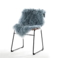 thumbnail image 1 of MDR Trading Inc. HU-MU2440YXSB Sea Blue Mongolian Lamb Fur Rug, 1 of 1