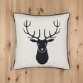thumbnail image 1 of MDR Trading Inc. HU-SA1818TB01OF Reindeer With Feather Down Insert Pillow, 1 of 1