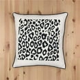 thumbnail image 1 of MDR Trading Inc. HU-SA1818TB06OP Leopard Print On Ivory With Polyester Insert Pillow, 1 of 1