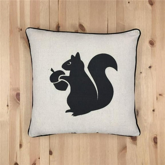 MDR Trading Inc. HU-SA1818TB08OF Squirrel Holding An Acorn Print With Feather Down Insert Pillow