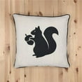 thumbnail image 1 of MDR Trading Inc. HU-SA1818TB08OP Squirrel Holding An Acorn Print With Polyester Insert Pillow, 1 of 1