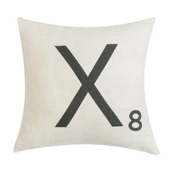 MDR Trading Inc. HU-SL1616ICX8XX Letter-X8 Pillow Cover