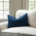 thumbnail image 1 of MDR Trading Inc. HU-SS1420JS21NVOF Navy Blue With Feather Down Insert Lumbar Pillow, 1 of 1
