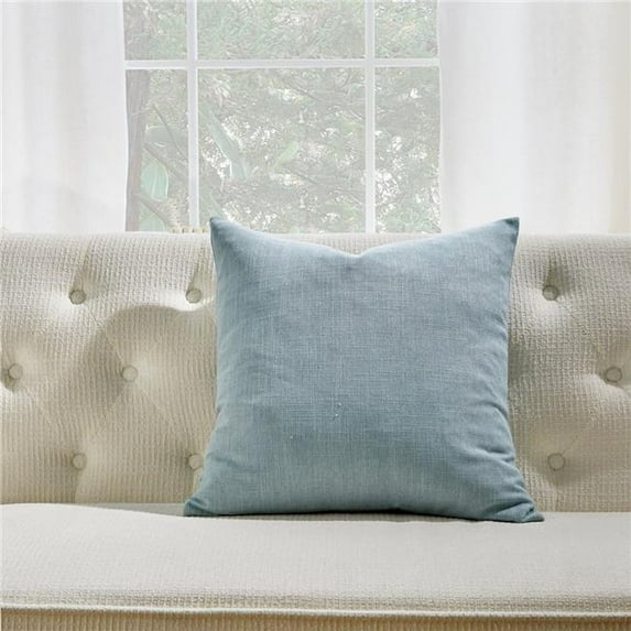 MDR Trading Inc. HU-SS2020EGBLOF Square Blue With Featherdown Insert Pillow