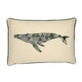 thumbnail image 1 of MDR Trading Inc. HU-SU1218ICW2OP Gray Whale On Ivory With Polyester Insert Pillow, 1 of 1