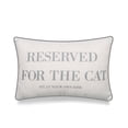 thumbnail image 1 of MDR Trading Inc. HU-YM1218ICCTOP Reserved For The Cat Sit At Your Own Risk With Polyester Insert Pillow, 1 of 1