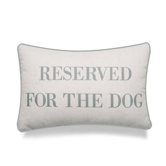 MDR Trading Inc. HU-YM1218ICDGOP Reserved For The Dog With Polyester Insert Pillow