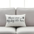 thumbnail image 1 of MDR Trading Inc. HU-YM1420JTMMDOF Move Over... My Dog Sits Here With Feather Down Insert Pillow, 1 of 1