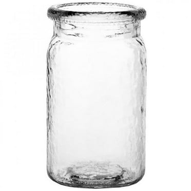 MDR Trading Inc. AI-GL475CLR_Q01 Hammered Glass Jar Shape Vase