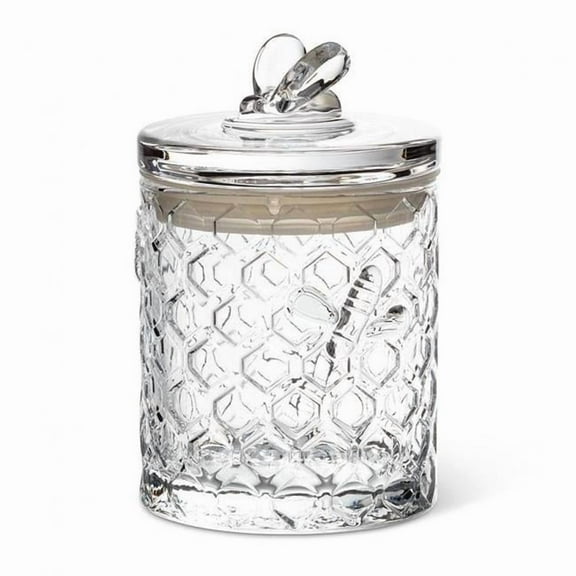 MDR Trading Inc. Honeycomb Pattern With Bee On Sealed Lid Jar