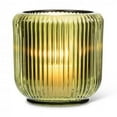 thumbnail image 1 of MDR Trading Inc. AB-27-METRO-020-MOSS_Q01 Large Moss Green Ribbed Votive Candle Holder, 1 of 1