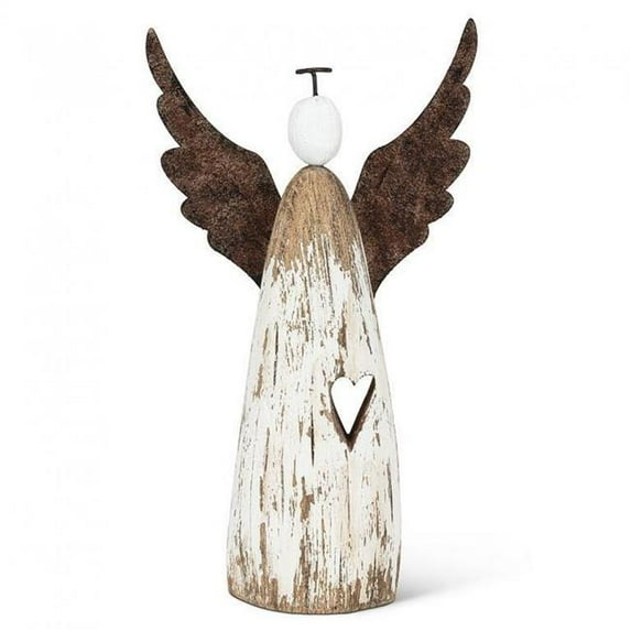 MDR Trading Inc. AB-27-SHORELINE-133_Q01 Large Rustic Winged Angel Figurine