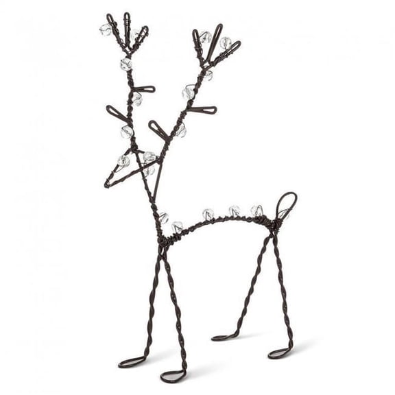MDR Trading Inc. AB-54-PRANCER-759_Q01 Large Twist Reindeer With Gems Figurine