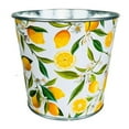 thumbnail image 1 of MDR Trading Inc. AI-GA3812YWH_Q01 Lemon Branches Metal Planter, 1 of 1