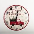 thumbnail image 1 of MDR Trading Inc. FP-MIN-293_Q01 Merry Christmas With Pick Up Truck And Tree Wall Clock, 1 of 1