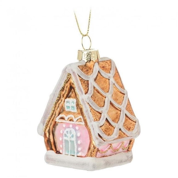 MDR Trading Inc. AB-18-WHIMSY-GINGER_Q01 Mini Gingerbread House Ornament