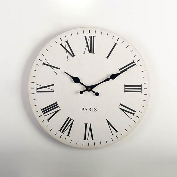 MDR Trading Inc. FP-MIN-285_Q01 Paris With Roman Numerals Wall Clock